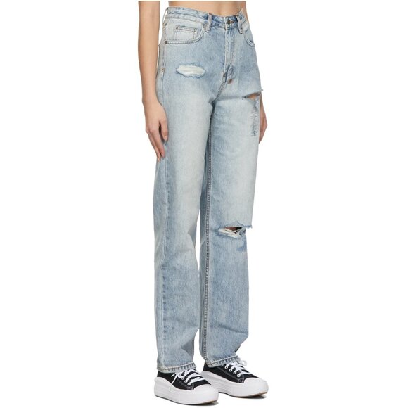 KSUBI Playback "Skream Trashed" High Waisted Distressed Jean, size 26 - Picture 13 of 13